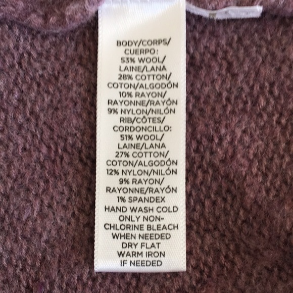 Lou & Grey Lavender Heather High Neck Sweater, size Medium 💜 - Picture 12 of 13